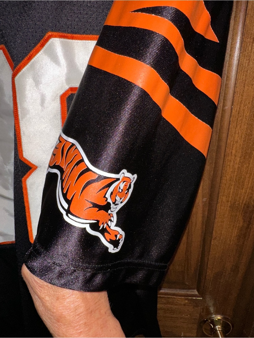 Xavier Proline Anthony Munoz Black Cincinnati Bengals Jersey - Picture 7 of 9